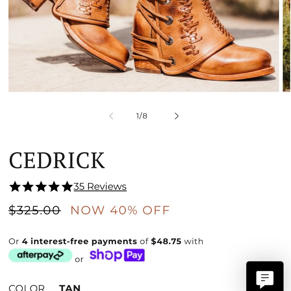 freebird Tan Leather Lace-Up Side-Zip Ankle Booties